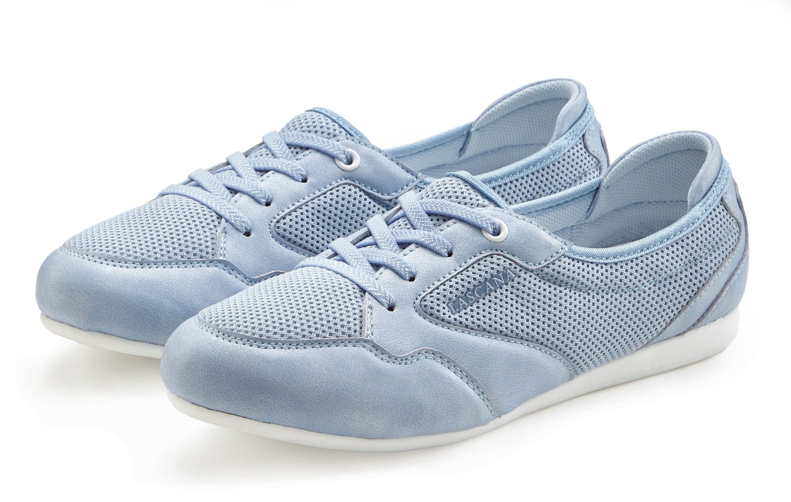 LASCANA Sneaker: Freizeitschuh, Halbschuh in modischer Mesh-Optik VEGAN