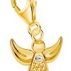 Golden Horseshoe Angel Charm - 925 Sterling Silver by *[Origin Star Name]*