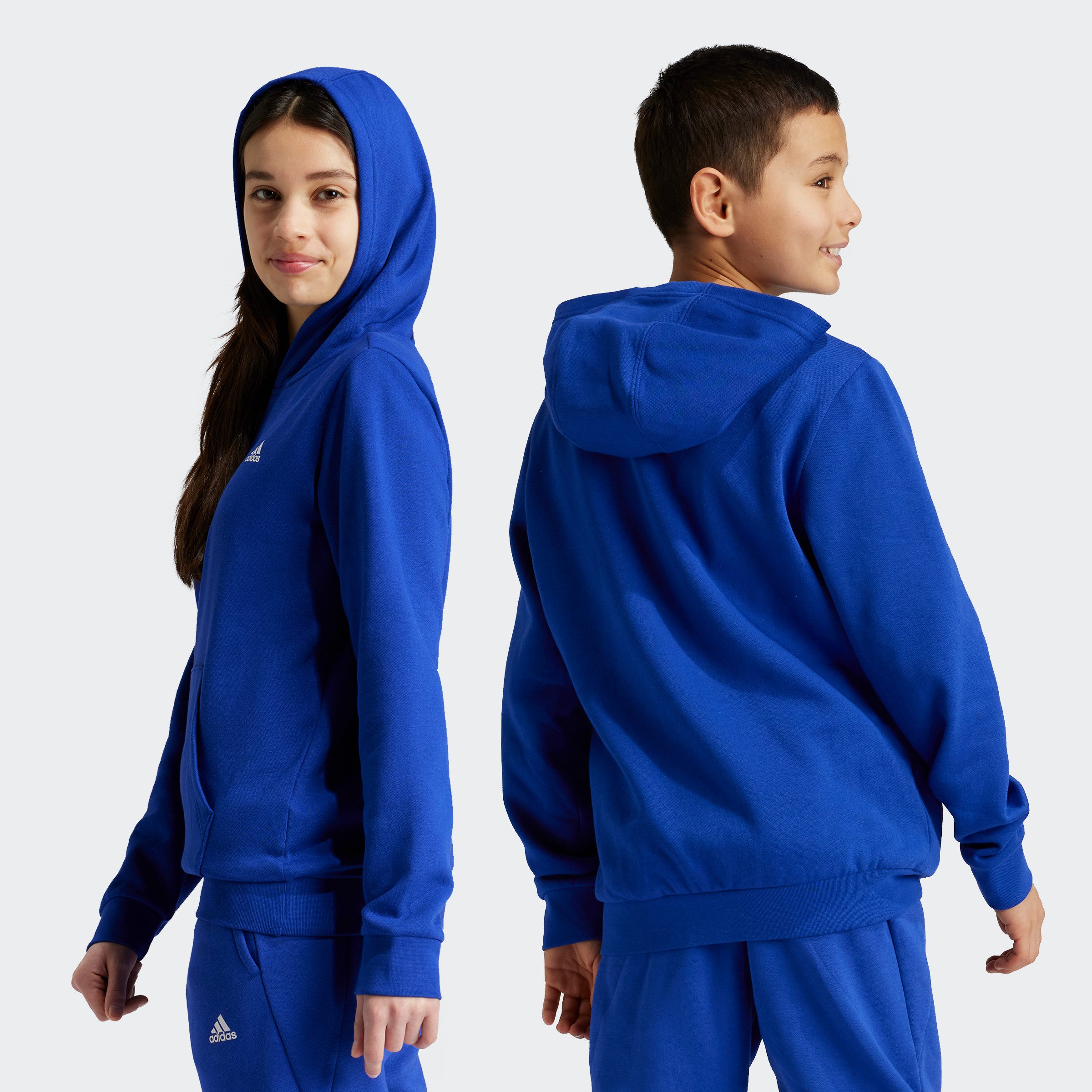 adidas Junior J SL FC FL HD Fleece Hoodie - Sportswear Kapuzensweatshirt