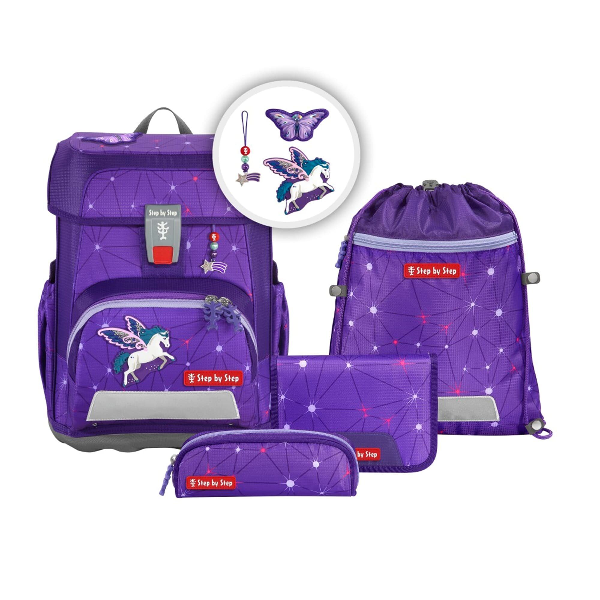 Step by Step CLOUD School Backpack Set, 5-Piece (5-tlg)