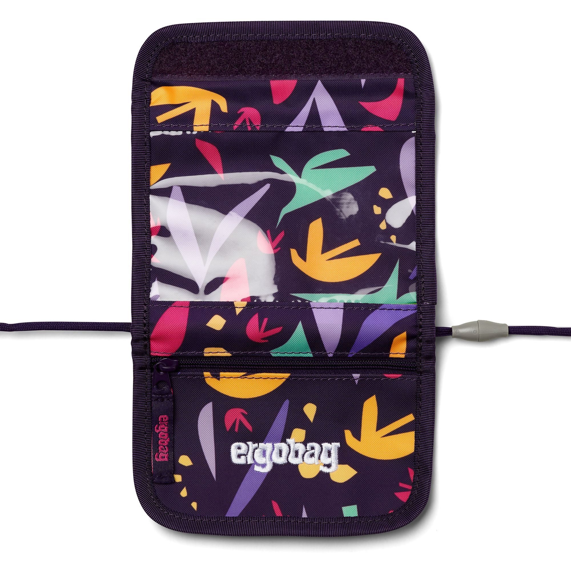 ergobag Neck Pouch Wallet for Kids - WolkenzauBear Pink