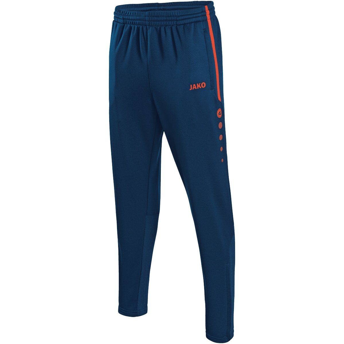 Jako Active Training Pants - Youth Football - Marine/Neon