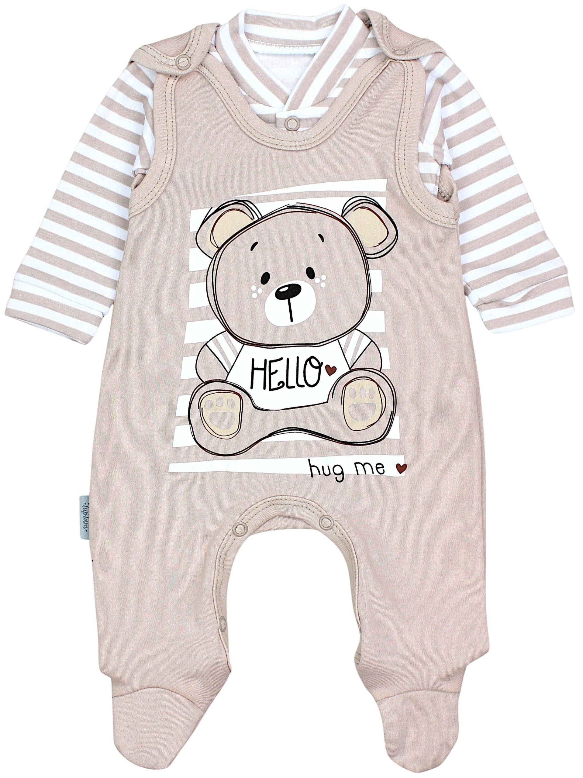 TupTam Baby Romper Set - Organic Cotton Animal Print & 'I Love Mum' - Girl & Boy