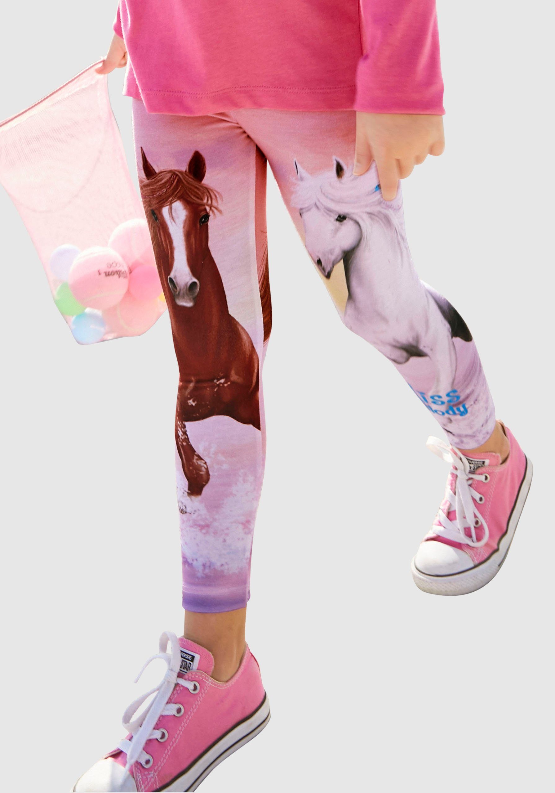 Miss Melody Leggings mit schömem Pferdemotiv