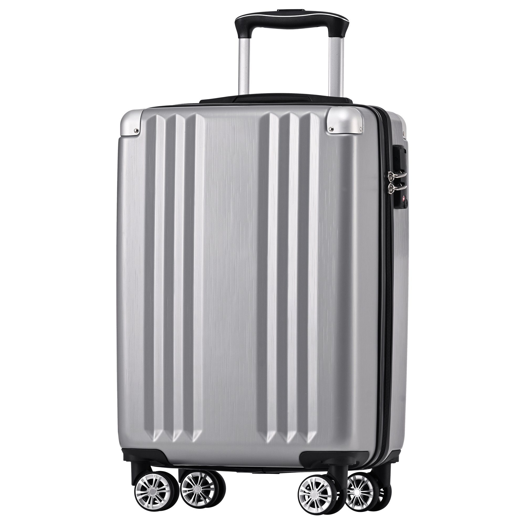Flieks Hard Shell Trolley: 4-Wheel Carry-On Luggage & Travel Suitcase