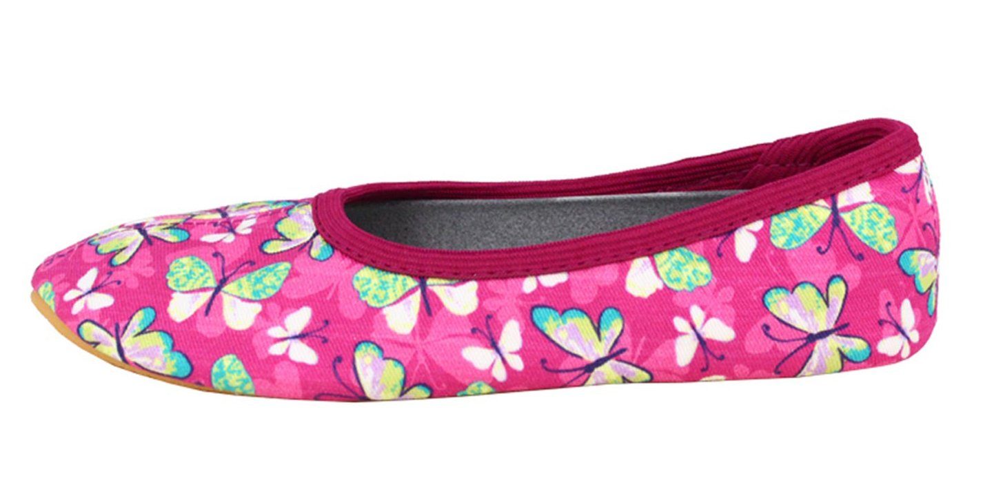 Beck Harmony Gymnastics Shoe - Butterfly Print | Gymnastics, Dance & House Slippers