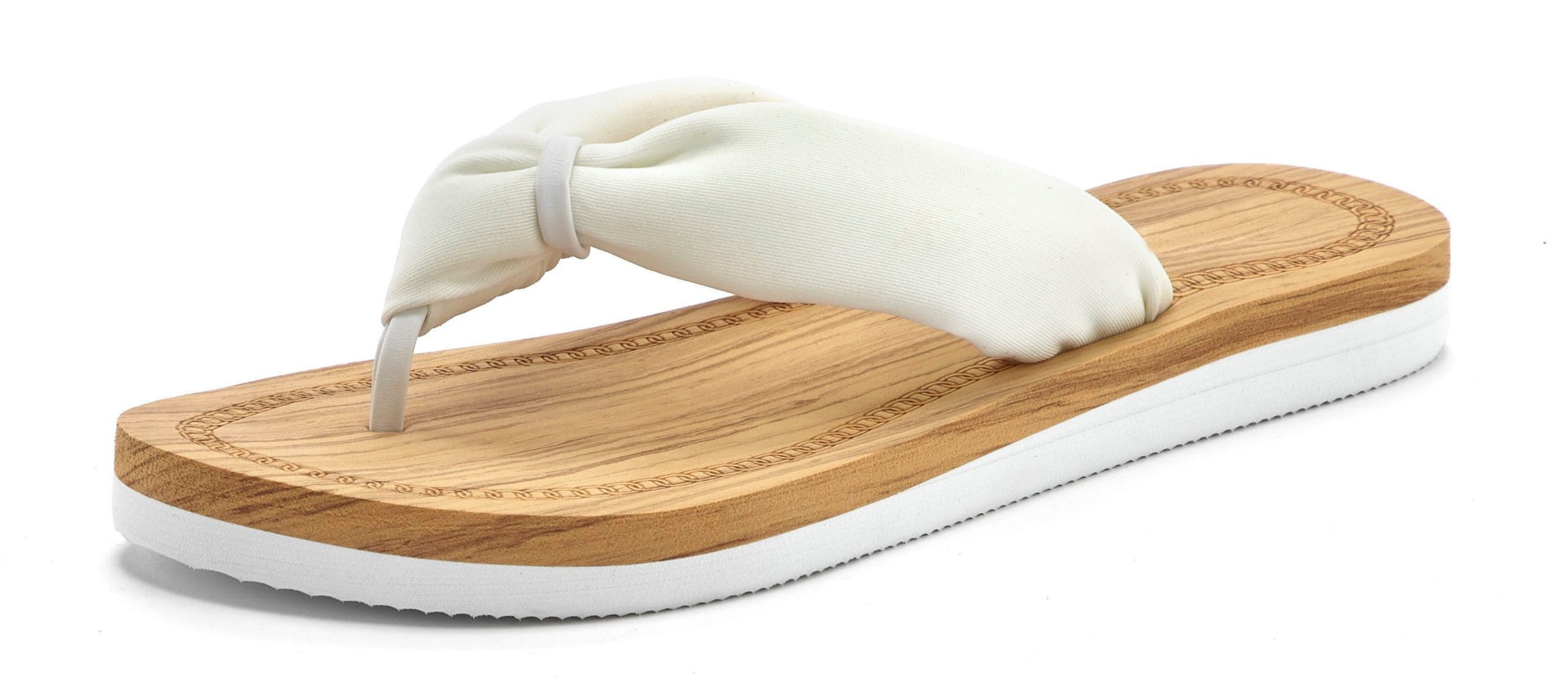 Elbsand Badezehentrenner Sandale, Pantolette, Badeschuh ultraleght VEGAN