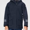 Scout FLASH Children's Functional Jacket - Navy Blue - Fleece-Lined & Reflective