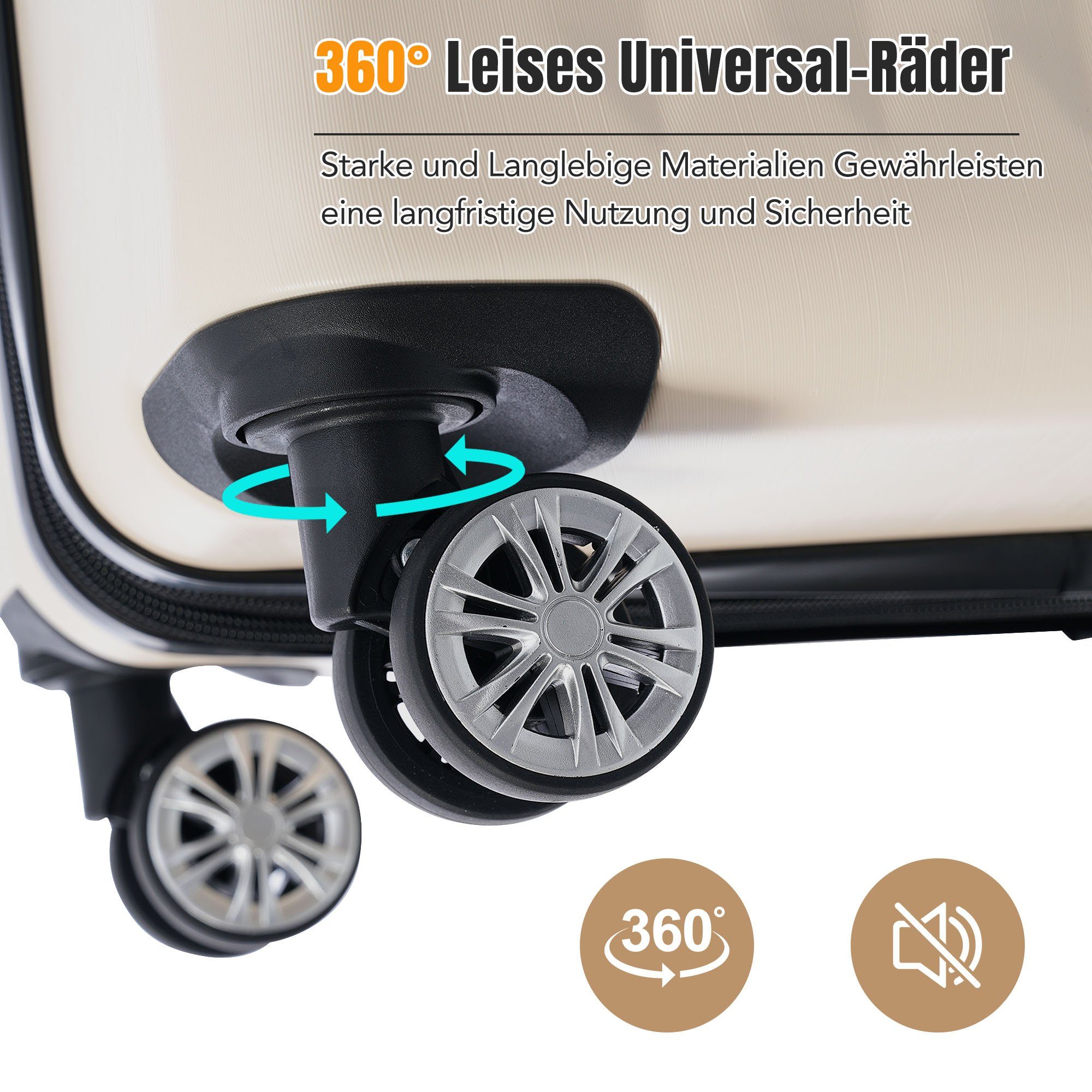 Flieks Hard Shell Trolley: 4-Wheel Carry-On Luggage & Travel Suitcase Flieks Hard Shell Trolley: 4-Wheel Carry-On Luggage & Travel Suitcase