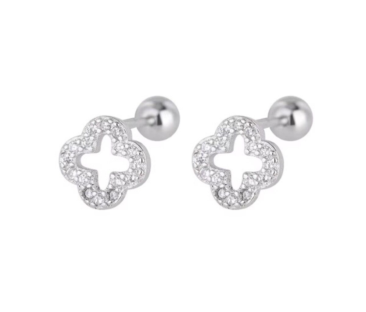 Lale Collection Clover & Bloom Earrings - Lucky Charm Gold & Green