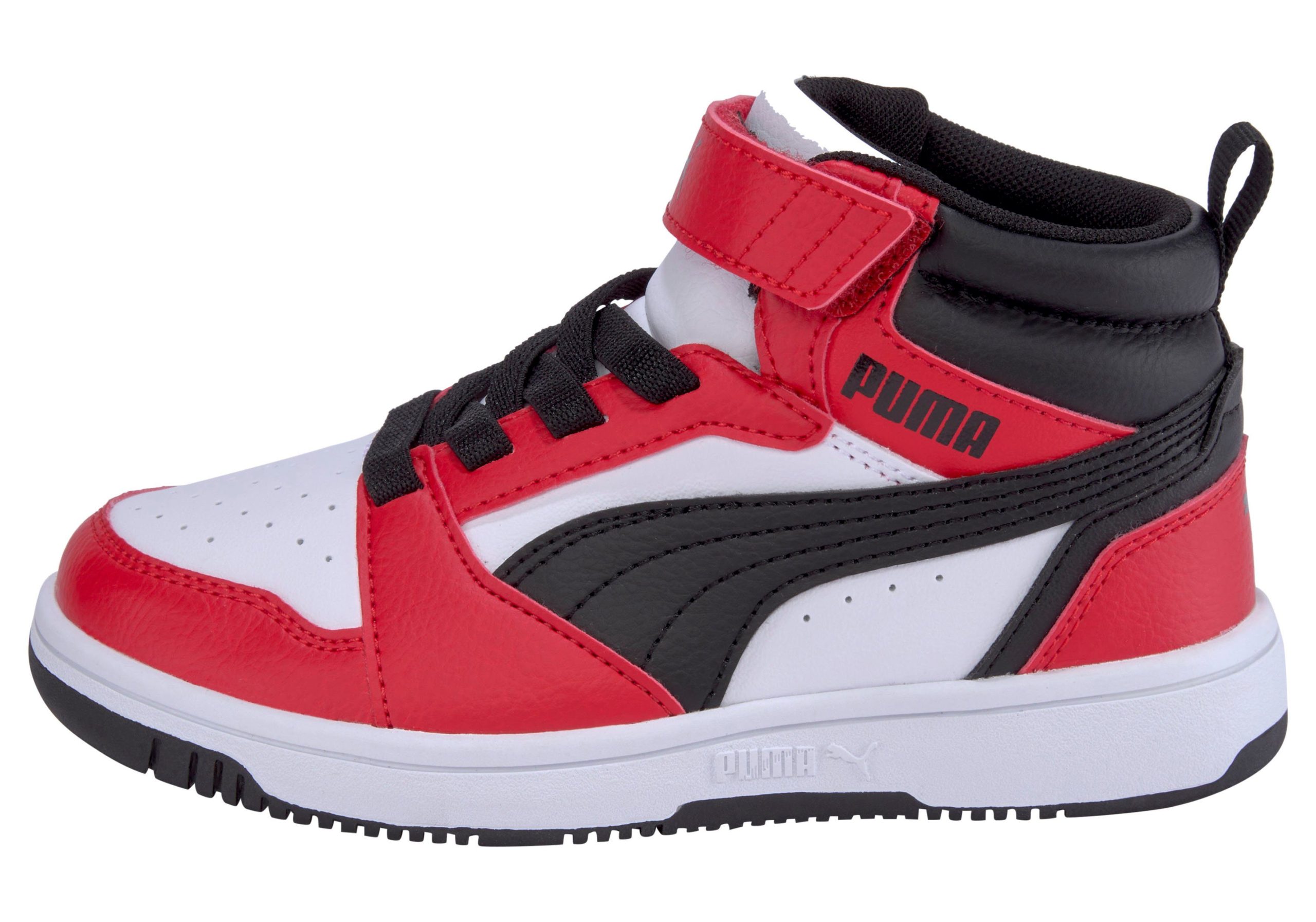 PUMA Rebound V6 Mid AC+ PS Kids' Retro Basketball Sneakers
