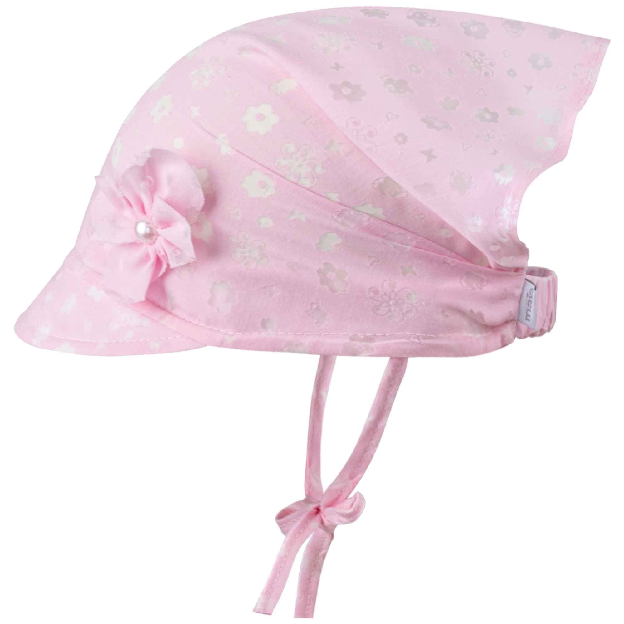 F.P.H. Maja Schirmmütze Kopftuch Bindemütze Sommermütze Mädchenmütze