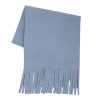 Trigema Fleeceschal | Men's Fleece Scarf with Chic Fringes