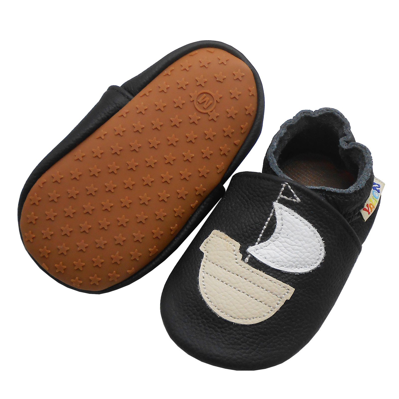 Yalion® Genuine Leather Crawling Shoes - Soft & Breathable