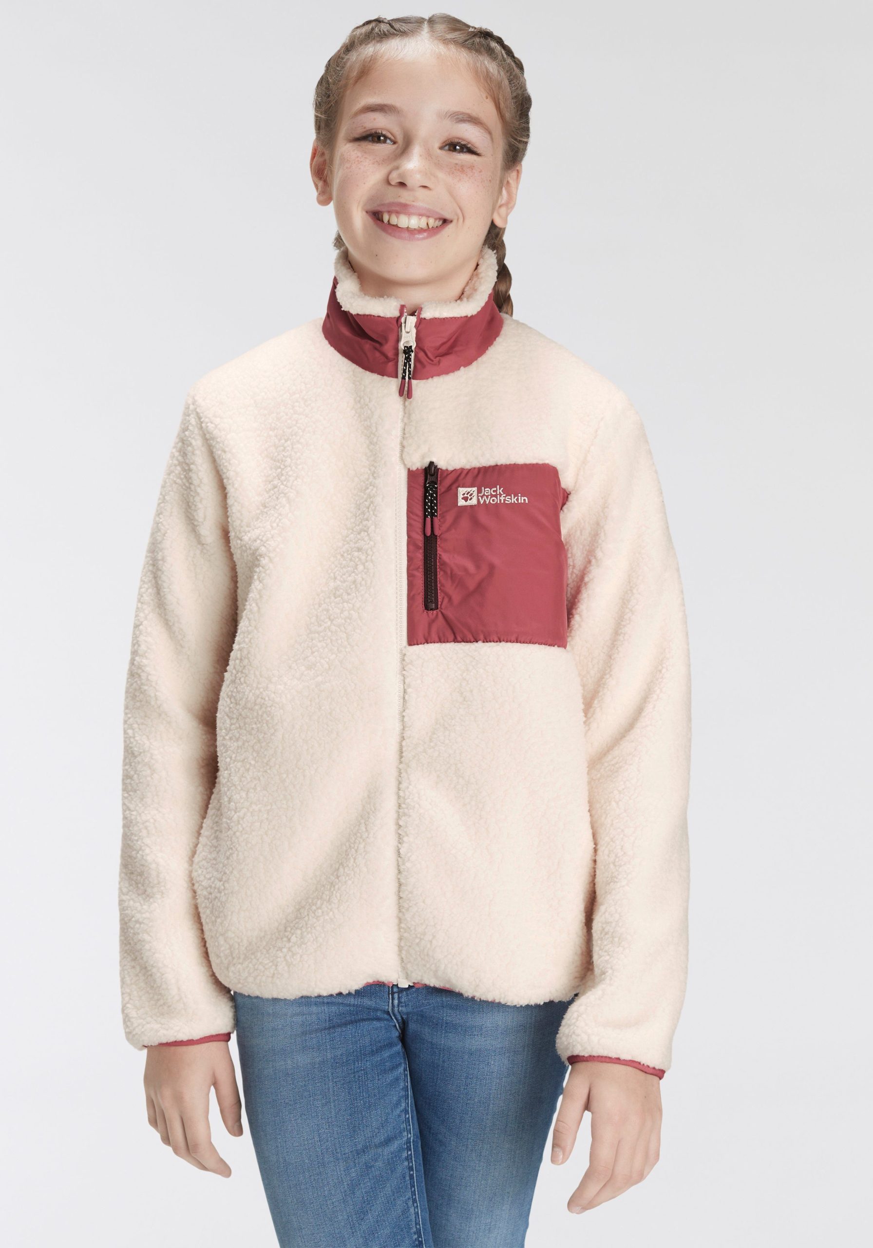 Jack Wolfskin Ice Curl Fleece Jacket K - Kids' Warm & Cozy Fleece