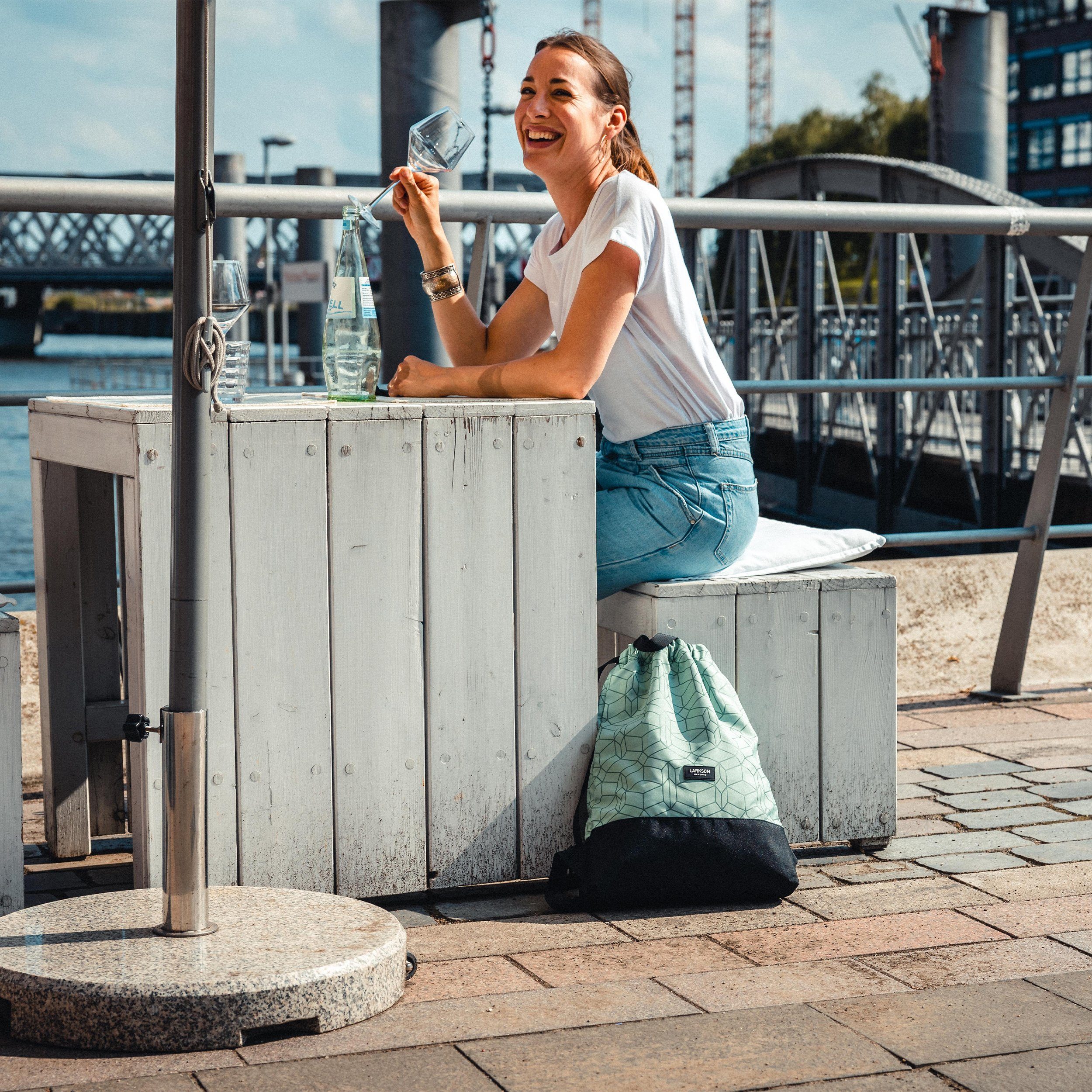 Larkson No. 7 Turnbeutel Damen & Herren | Recycled PET, Anti-Theft | Sustainable Style