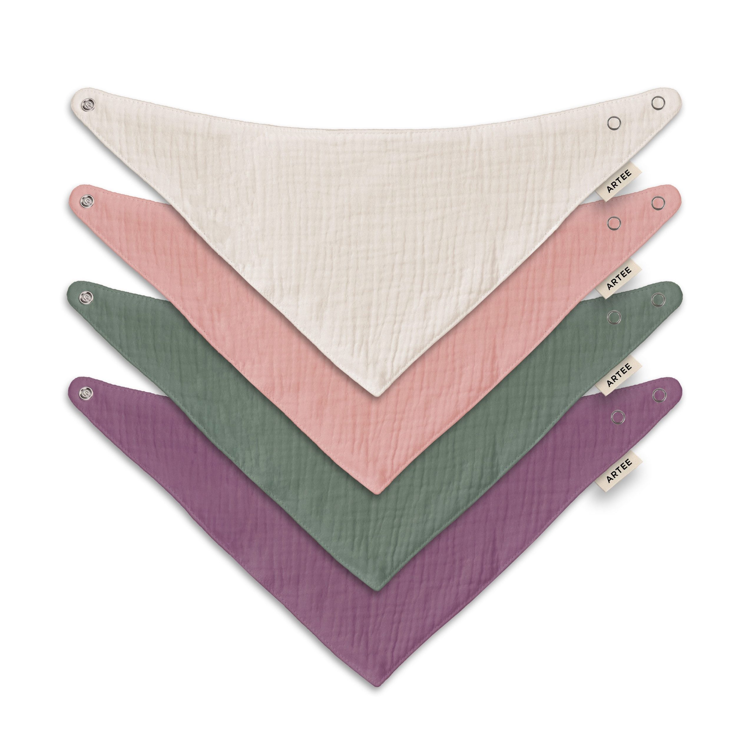 Artee Little Dutch Muslin Bib Set | Soft Organic Cotton Baby Bibs 0-18 Months