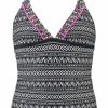 Buffalo Ethnic-Print Tankini: Playful Style & Flattering Fit