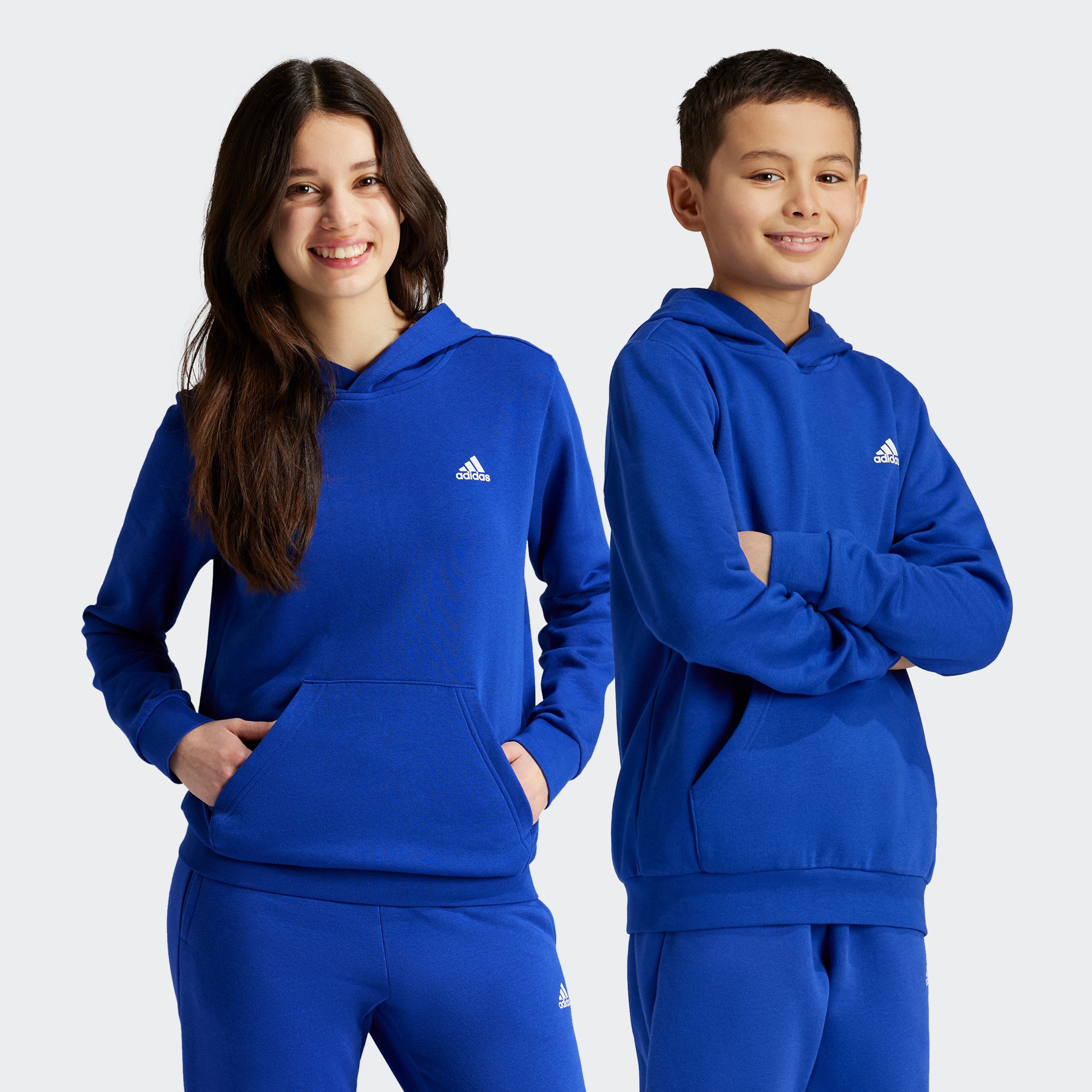 adidas Junior J SL FC FL HD Fleece Hoodie - Sportswear Kapuzensweatshirt