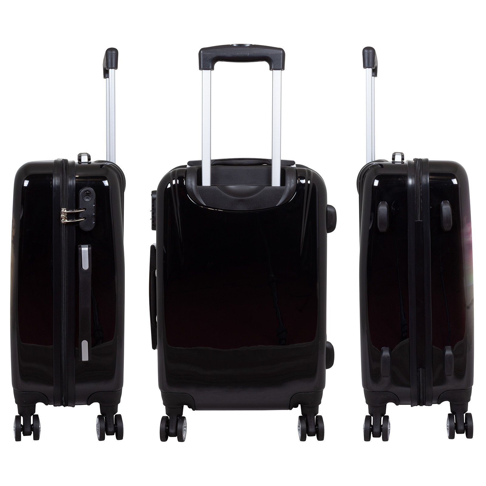 Trendyshop365 Hartschalen-Trolley 'Löwe' - Polycarbonate Suitcase with Lion Design