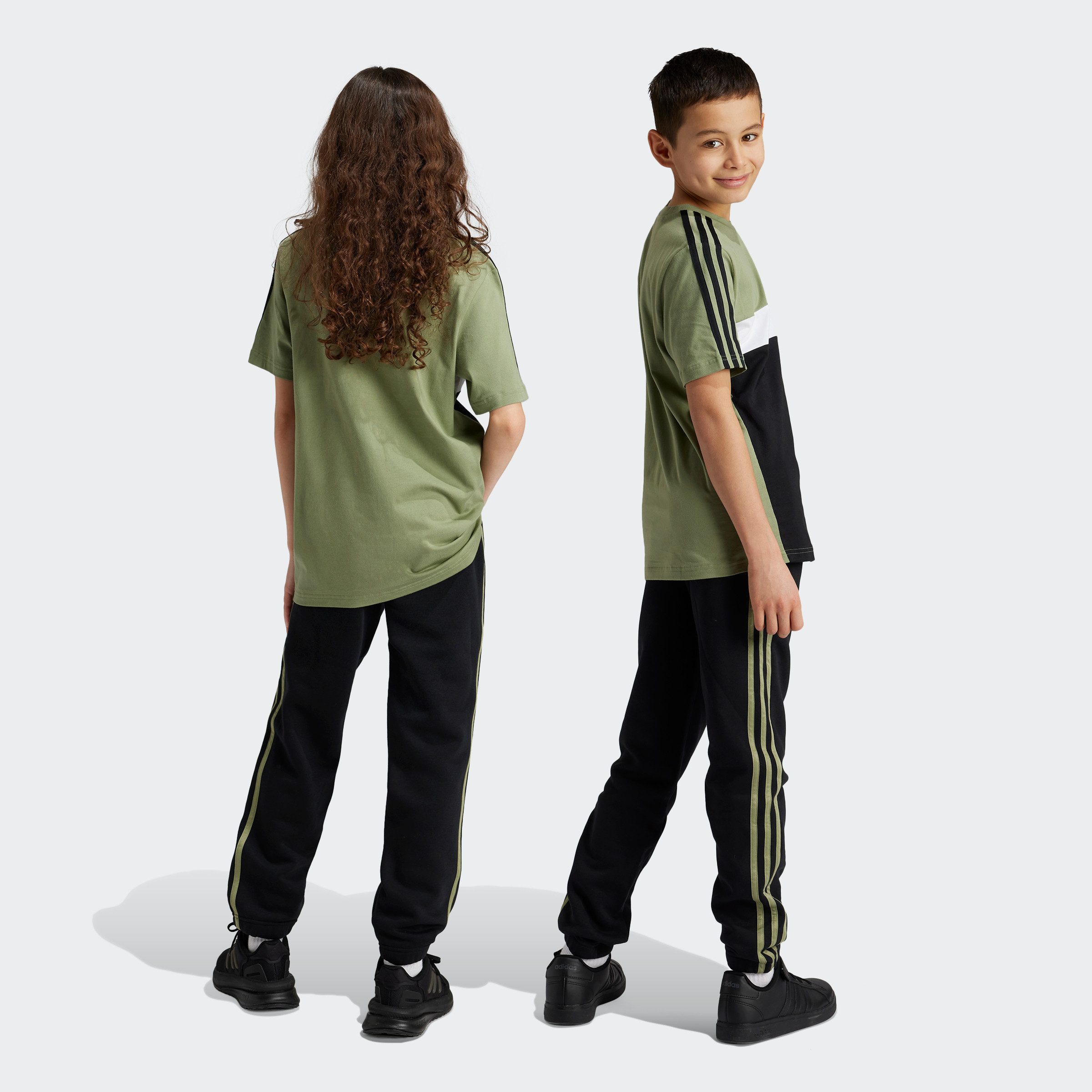 adidas Kids 3-Stripes Fleece Pants - Comfort & Style