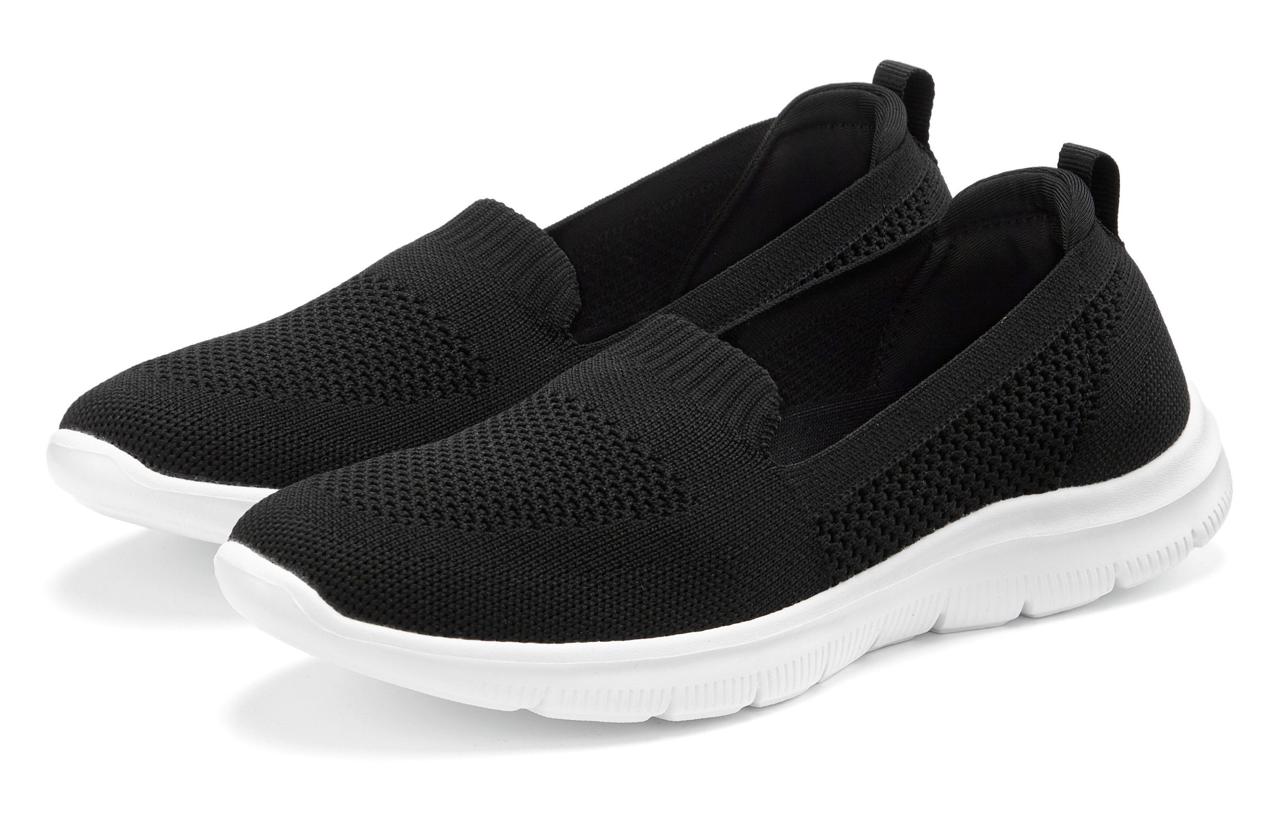 LASCANA Slither Slip-On-Sneaker, Halbschuh, ulhtraleichter Sneaker, VEGAN