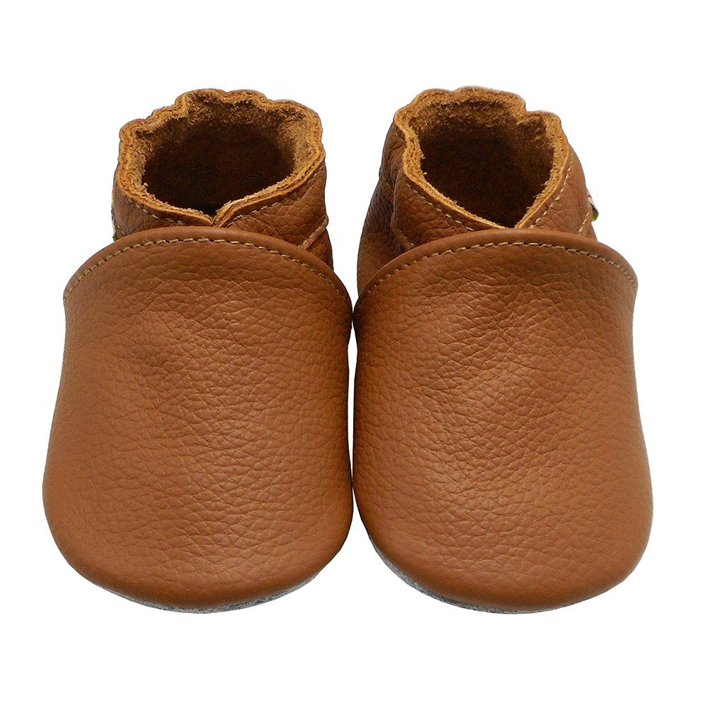 Yalion Leather Crawling Shoes - Soft & Flexible First Walker