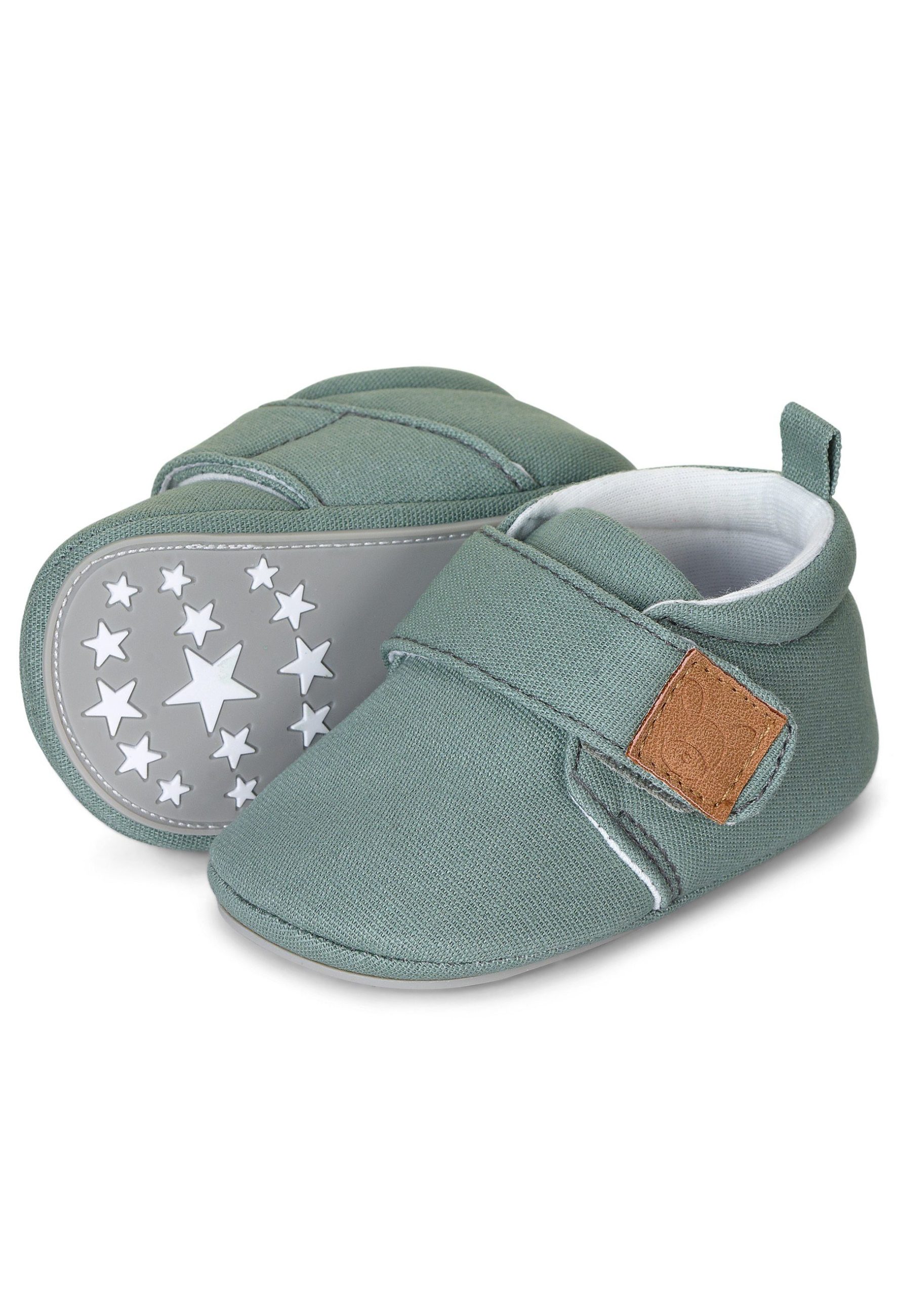 Sterntaler® Baby Canvas Crawling Shoes - Star Sole | Soft & Safe