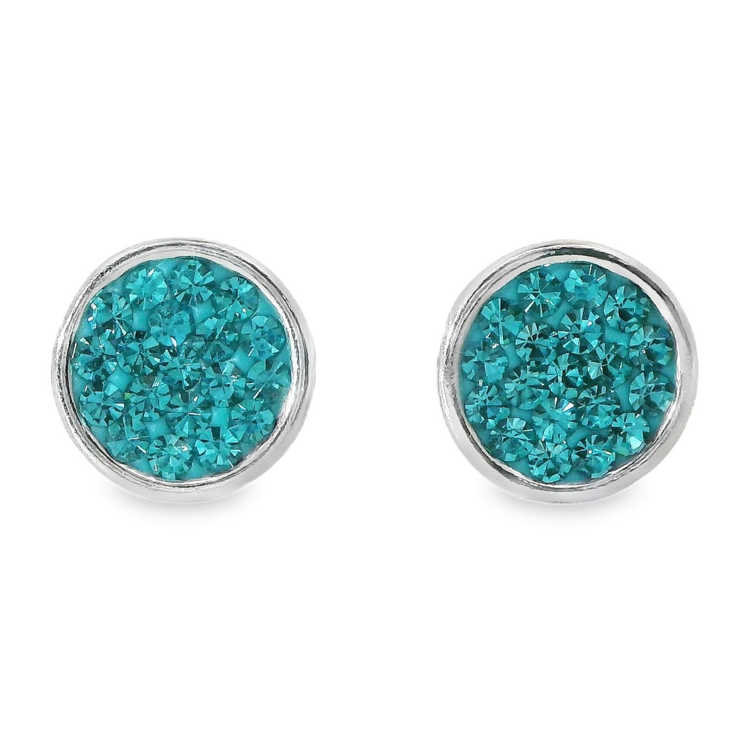 Impala Jessica Crystal Accent 925 Sterling Silver Earrings