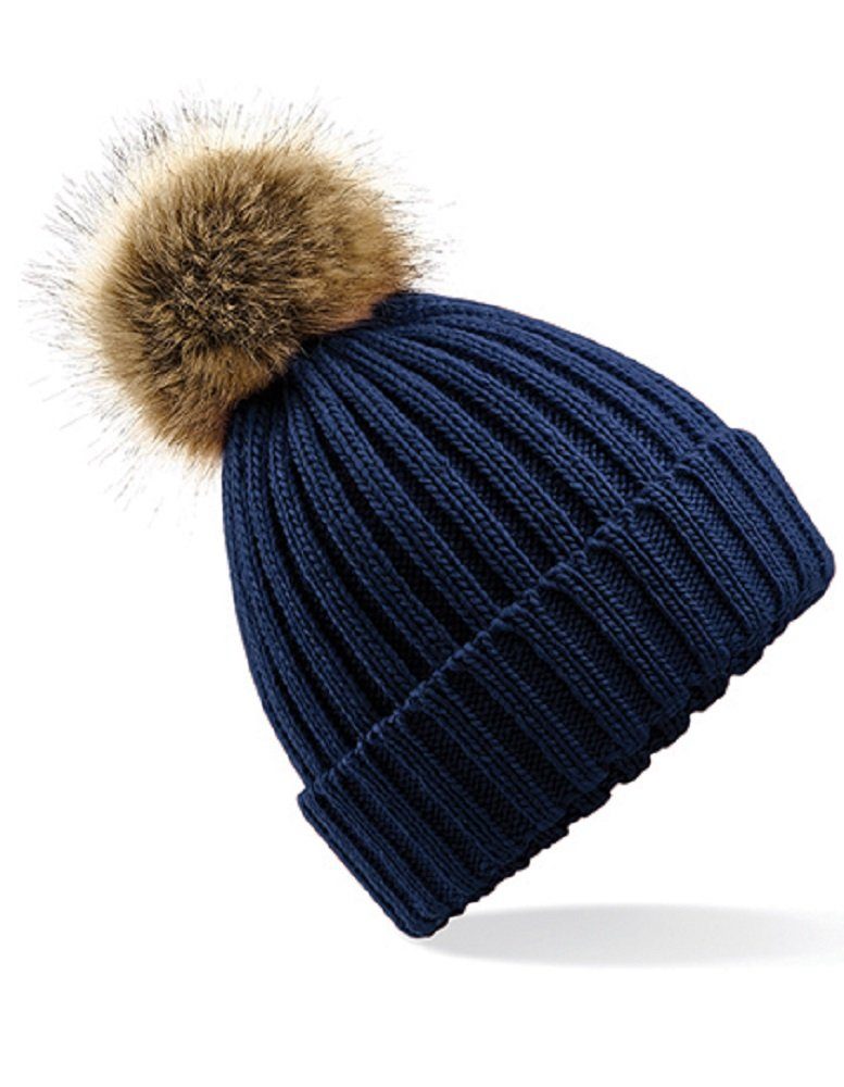 Beechfield Pom Pom Beanie: Warm Knit Hats for Kids & Adults Beechfield Pom Pom Beanie: Warm Knit Hats for Kids & Adults