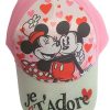 Glitzer Cappy Minnie & Mickey Mouse Caps - Red & Pink | Disney Inspired