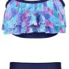 Aquarti Girls' Bikini Set - Mermaid or Stripe Design