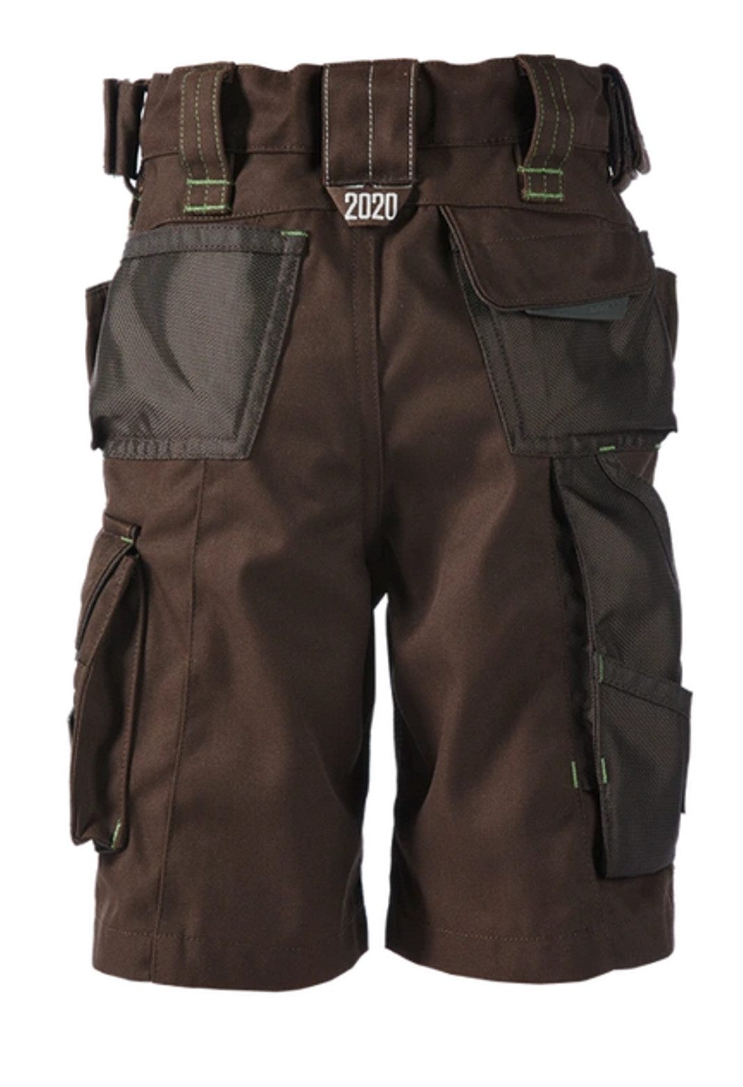 Engelbert Strauss e.s.motion 2020 Kids' Work Shorts - Brown/Sea Green Engelbert Strauss e.s.motion 2020 Kids' Work Shorts - Brown/Sea Green