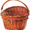 KlickFix Wicker Bike Basket - Natural Style & Practicality