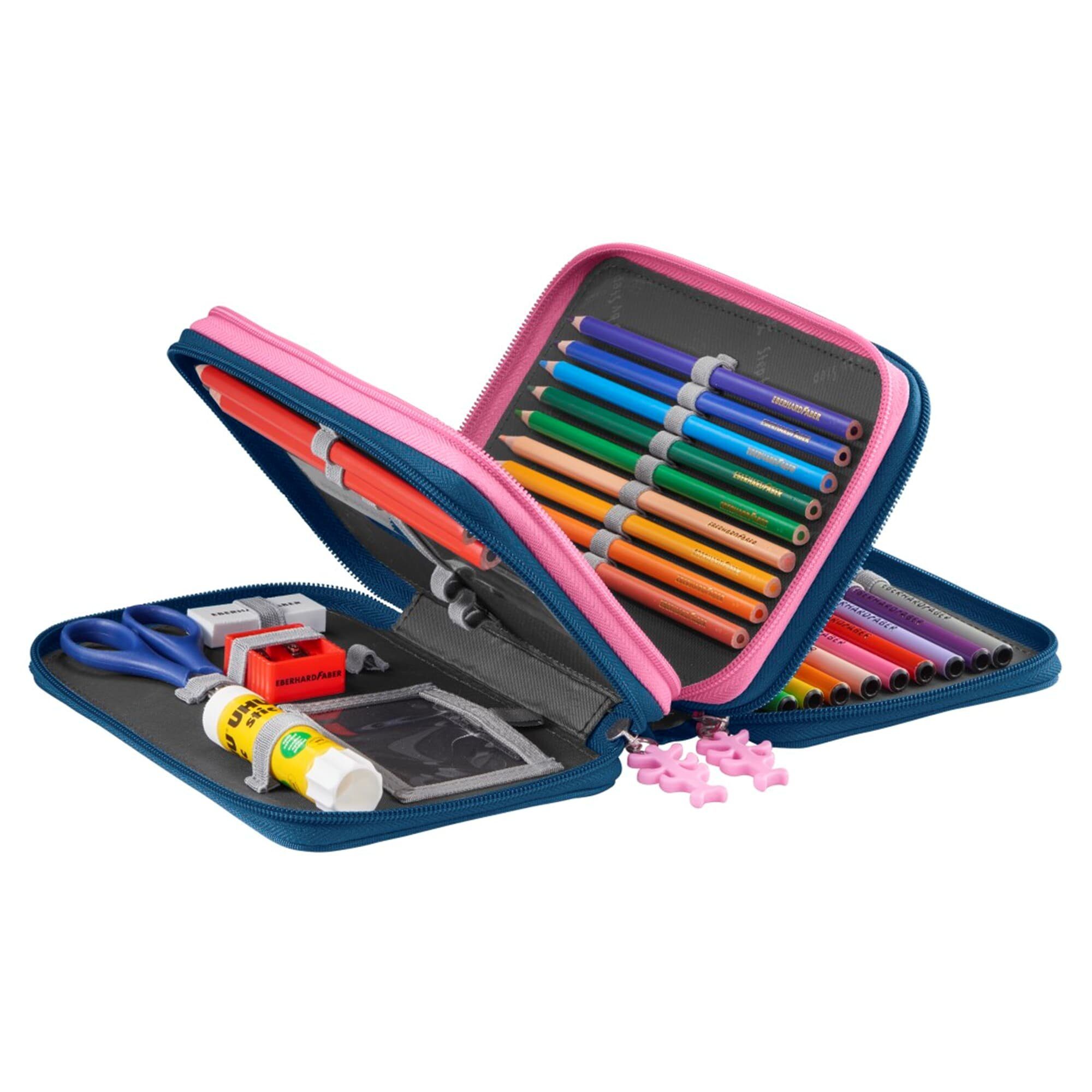 Step by Step XXL Pencil Case - 43-Piece Art Supply Set
