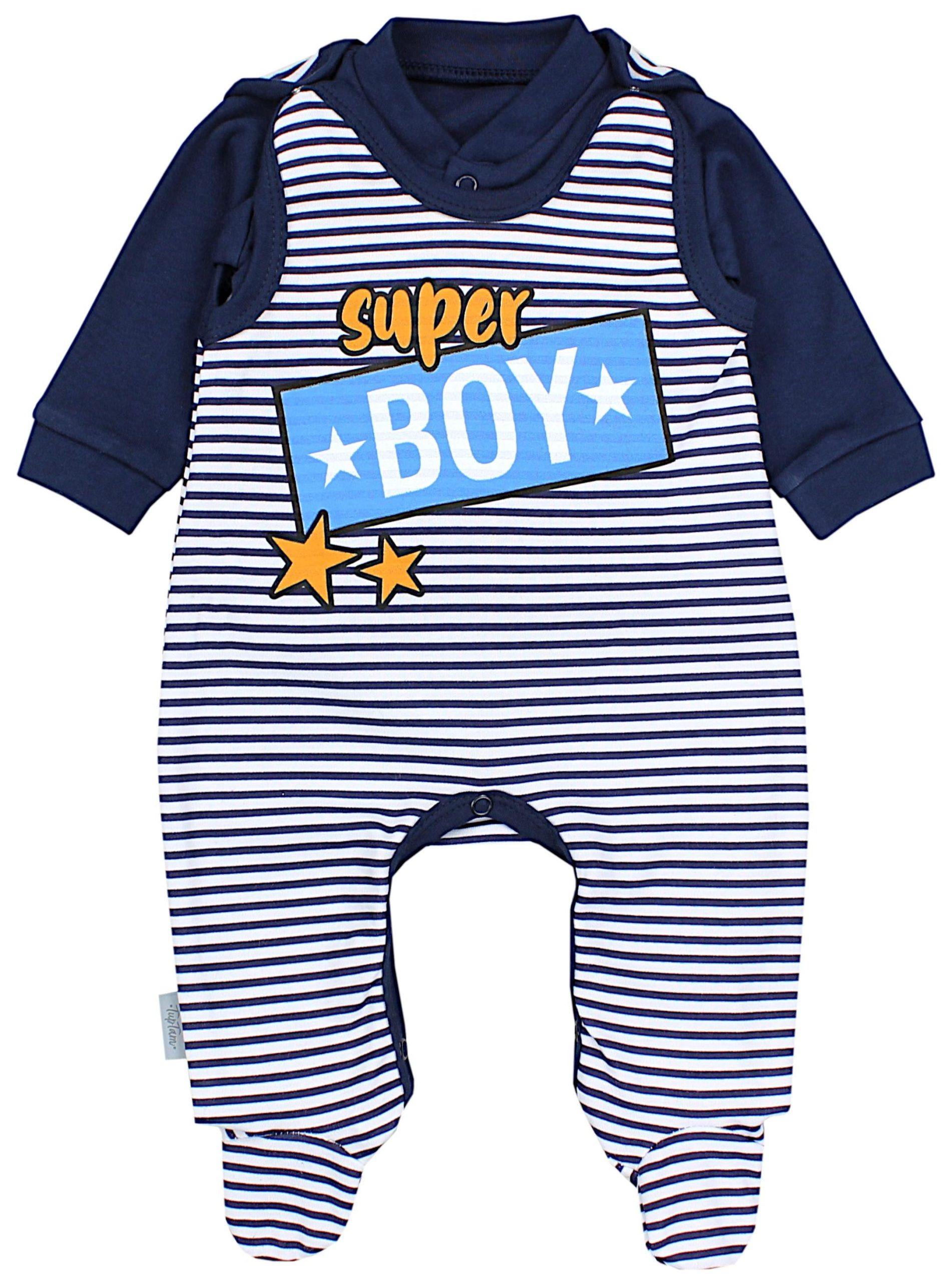 TupTam Baby Romper Set - Organic Cotton Animal Print & 'I Love Mum' - Girl & Boy