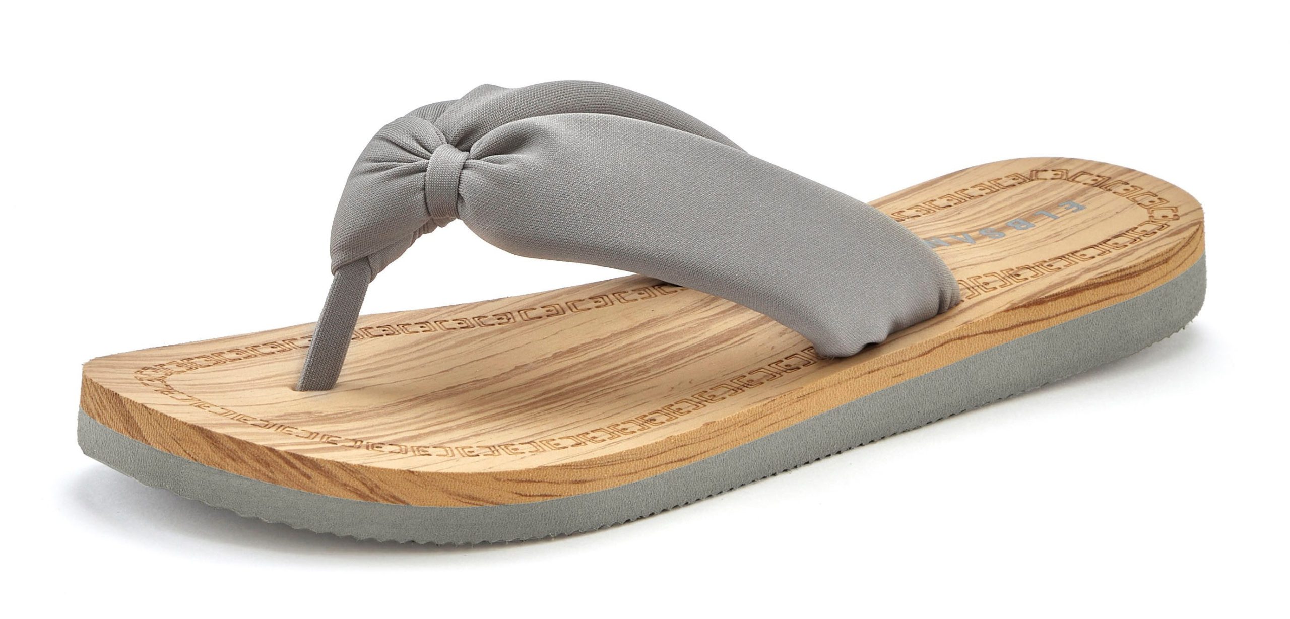 Elbsand Badezehentrenner Sandale, Pantolette, Badeschuh ultraleght VEGAN