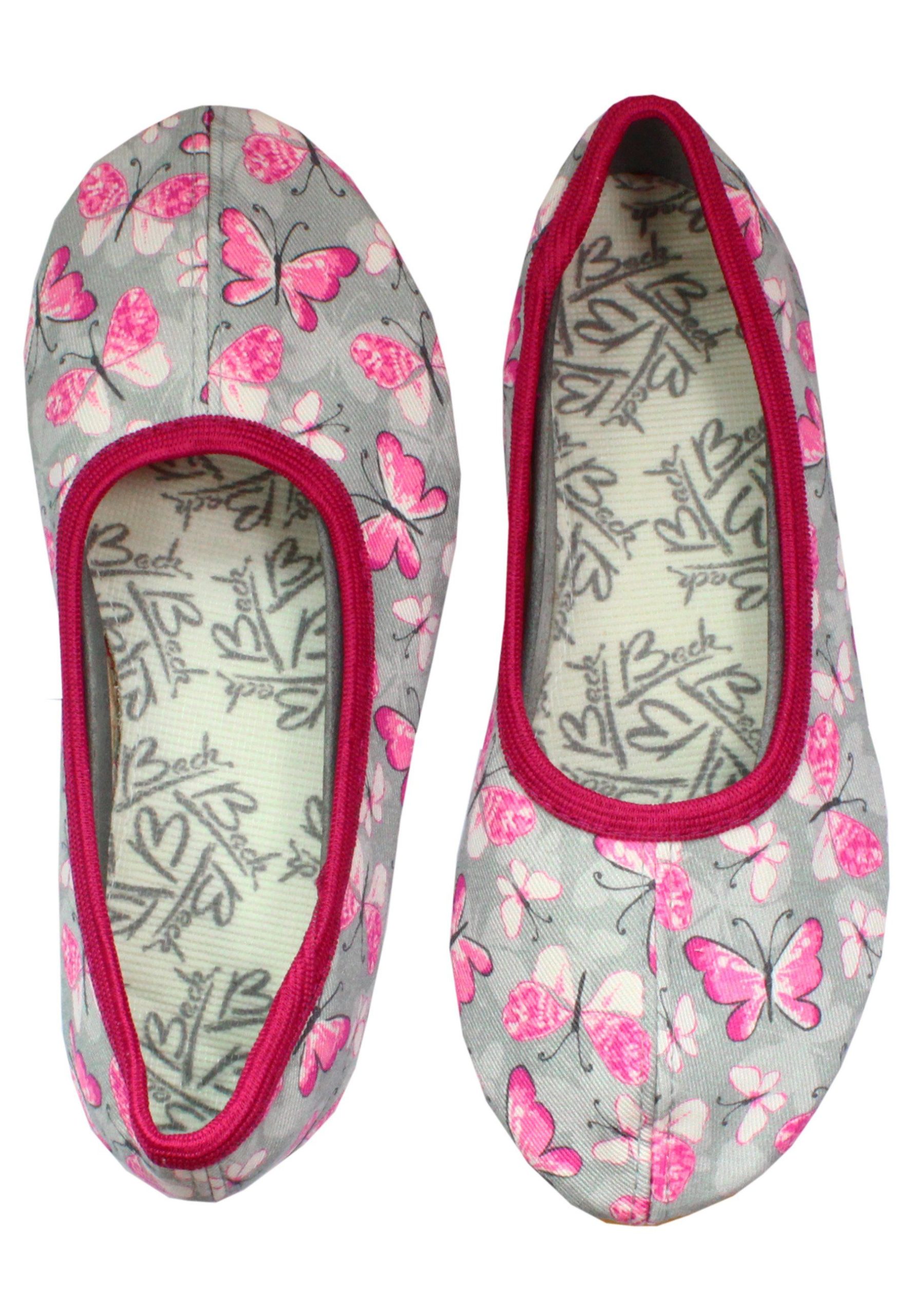 Beck Harmony Gymnastics Shoe - Butterfly Print | Gymnastics, Dance & House Slippers