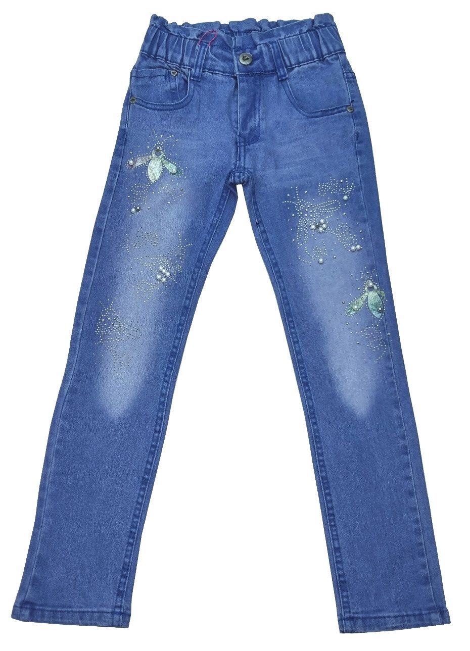 iEFiEL Girls' Stretch Denim Jeans - Fashionable & Comfortable