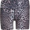 ENDURANCE Konwich Jr. Printed Shorts - Leopard Print Kids Activewear
