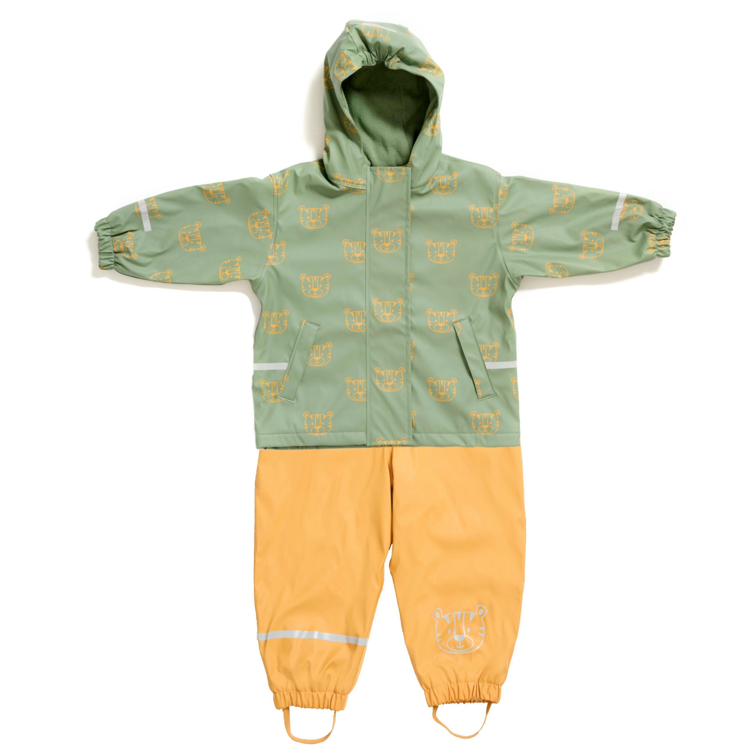 Little Tiger® Kids Rain & Mud Suit Set - Waterproof & Fleece-Lined