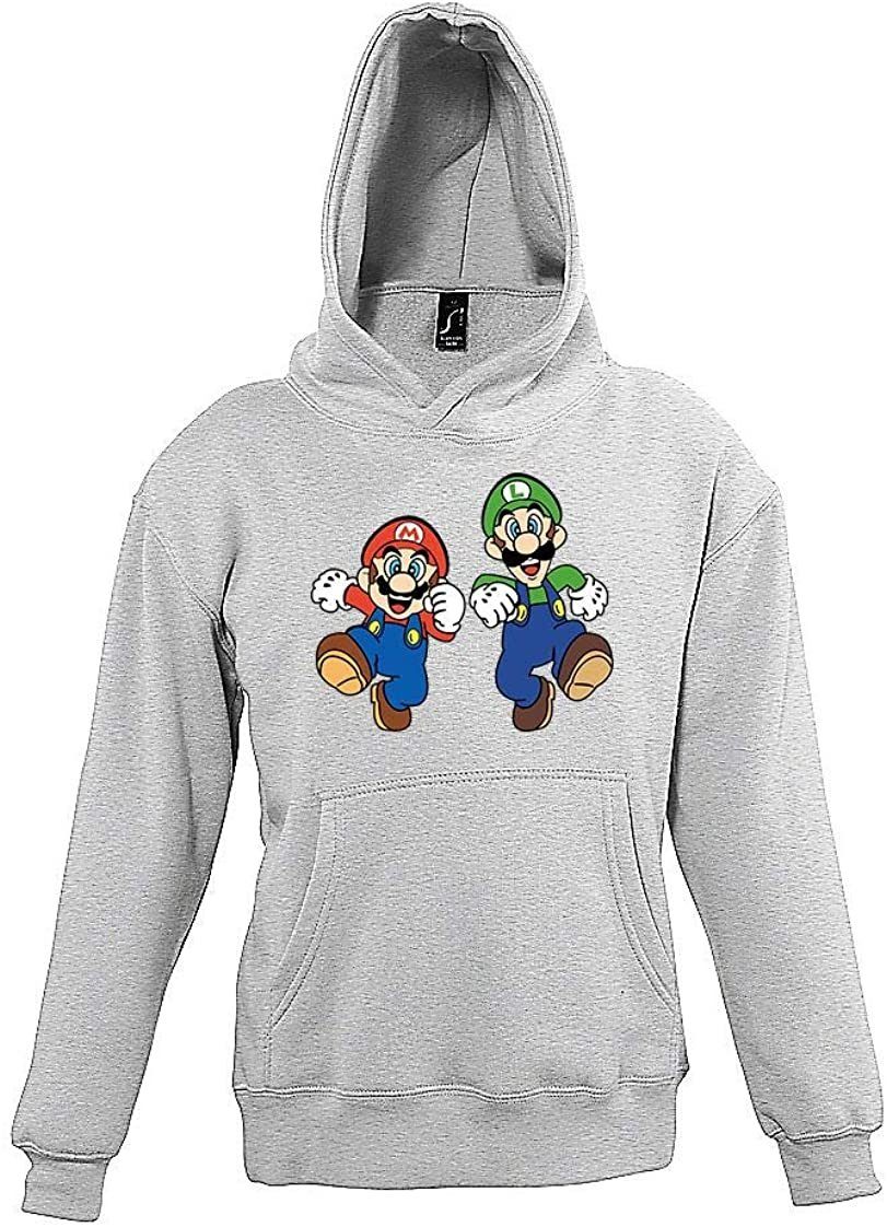 Youth Designz Mario & Luigi Kids Hoodie - Pullover - Gaming Pullover for Boys & Girls