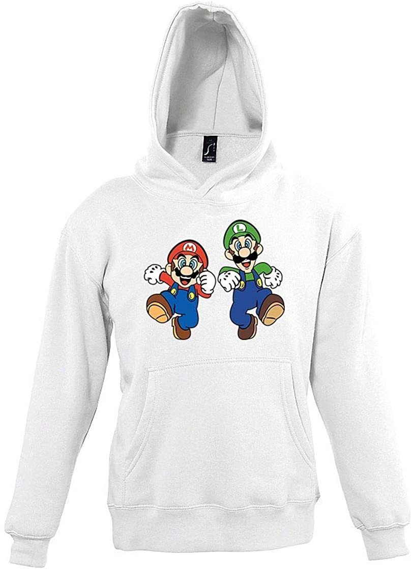 Youth Designz Mario & Luigi Kids Hoodie - Pullover - Gaming Pullover for Boys & Girls