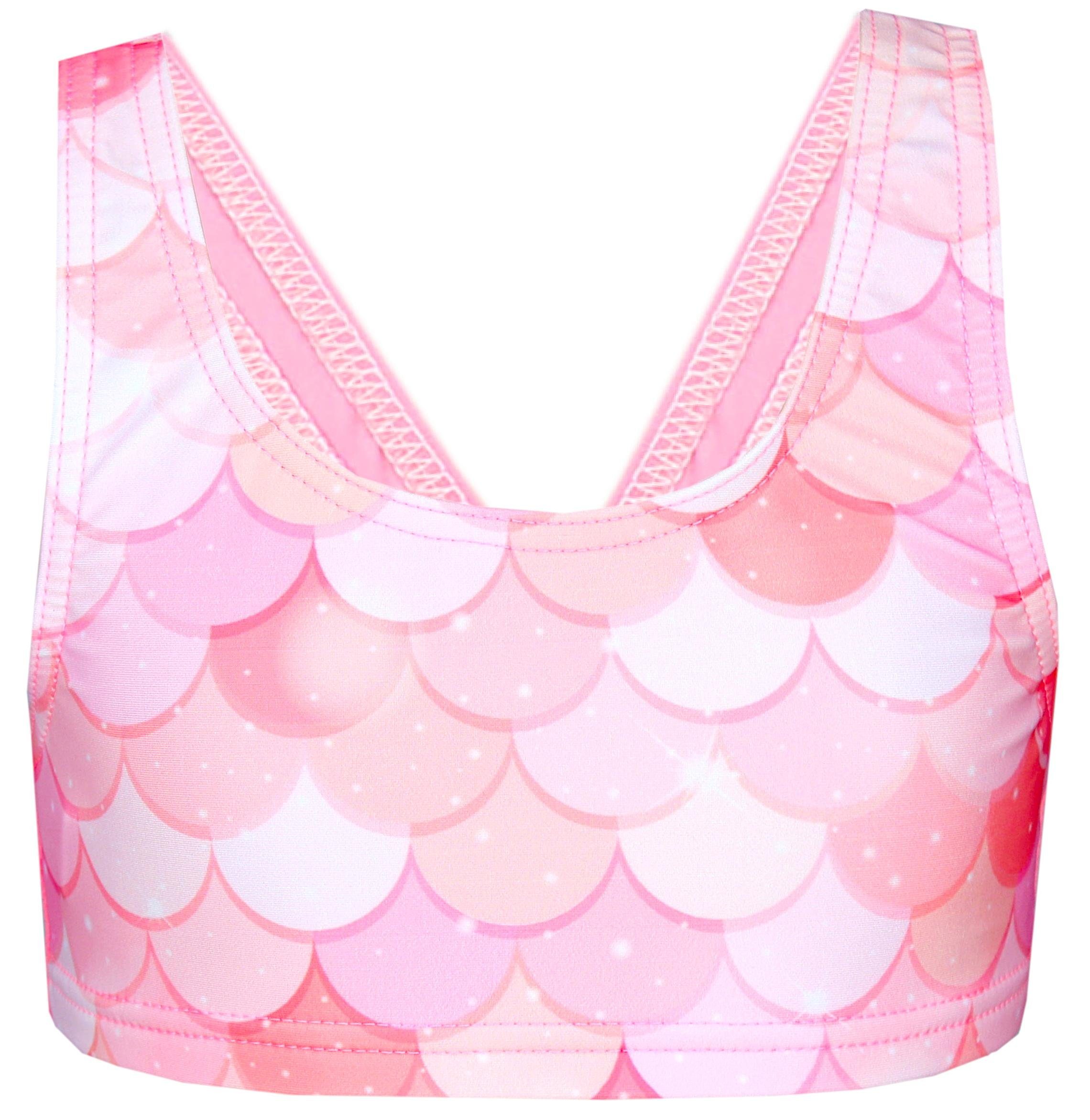 Aquarti Girls' Sports Bikini - Racerback Bustier & Bikini Slip - Made in EU Aquarti Girls' Sports Bikini - Racerback Bustier & Bikini Slip - Made in EU