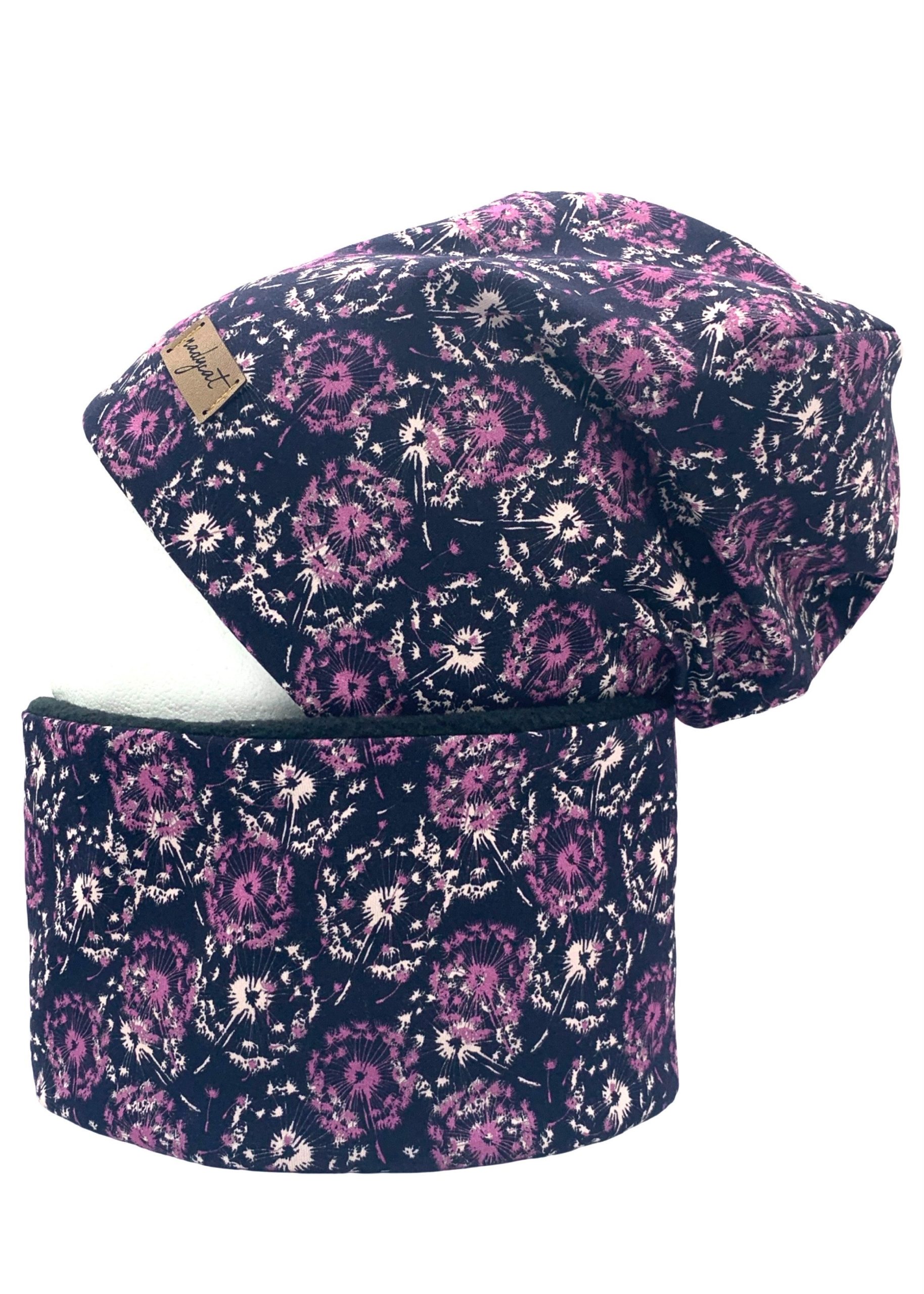 nadycat Beanie PUSTEBLUMEN (2-St., Beanie mit passen dem Loop) handgefertigt aus der Lausitz
