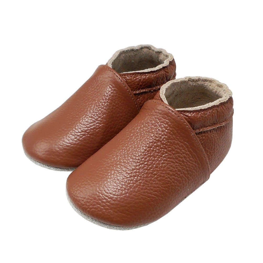 Yalion Baby Leather Crawling & Walking Shoes - Soft House Slippers