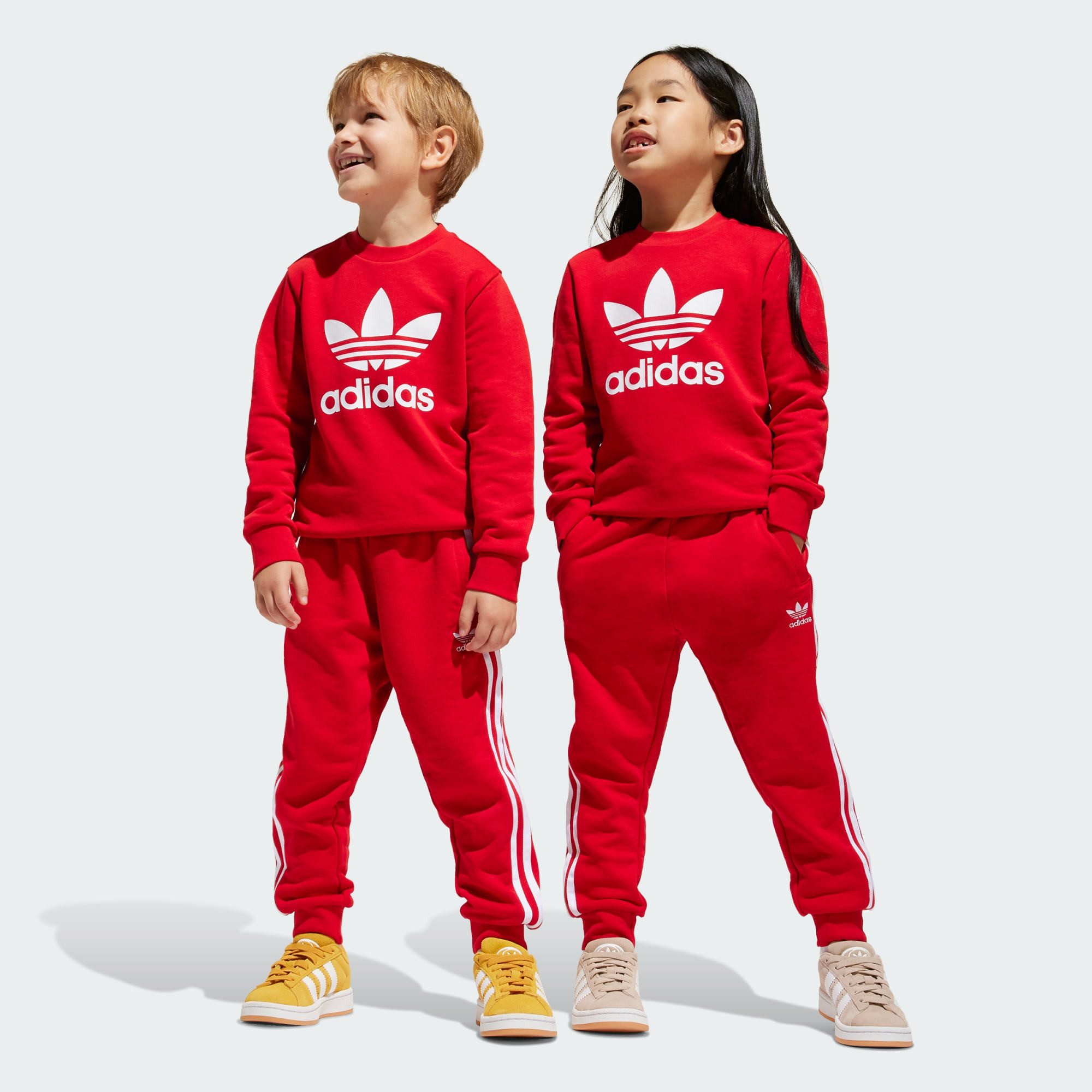 adidas Originals Trefoil Crew Set - Kids 2-Piece | Free Shipping