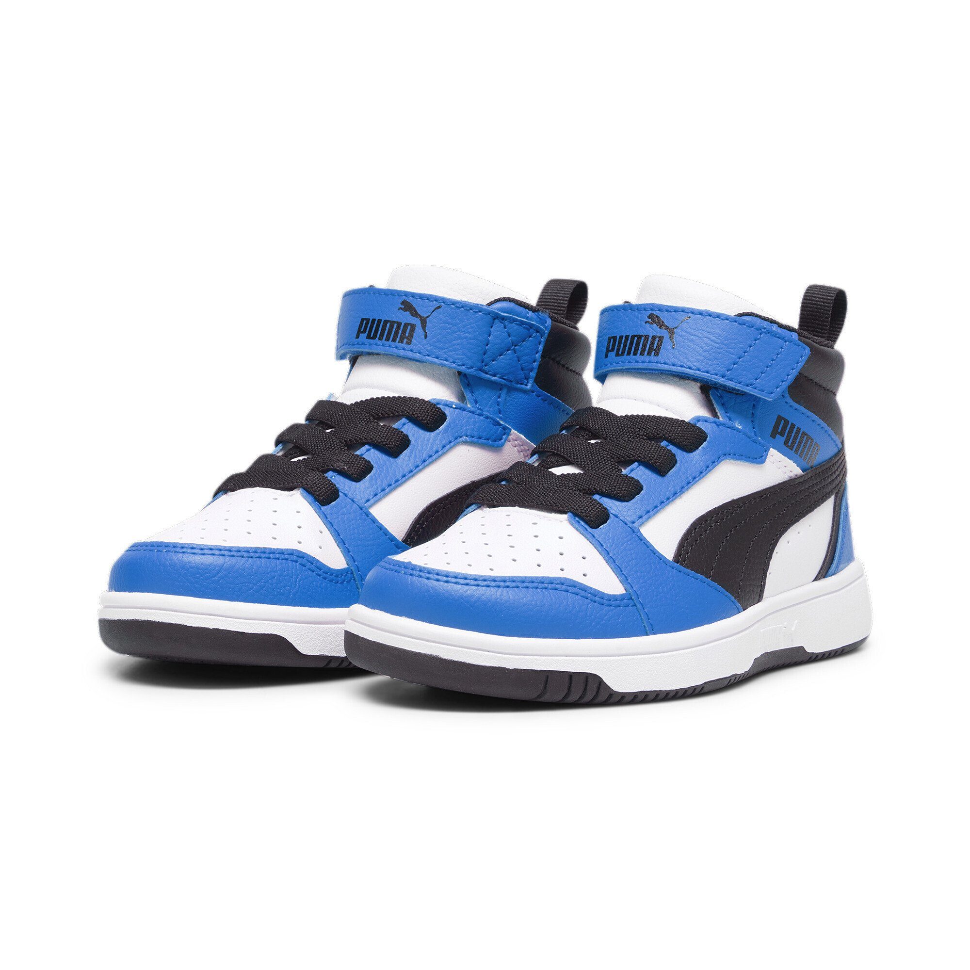 PUMA Rebound V6 Mid AC+ PS Kids' Retro Basketball Sneakers