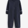 Next Kids' Waterproof Rain Overall - Navy Blue