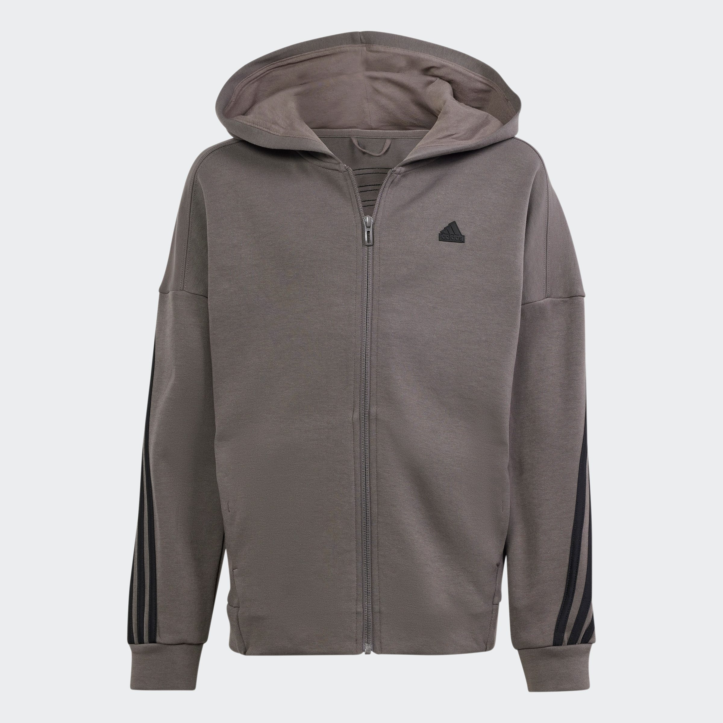 adidas - Future Icons 3-Streifen Kapuzenjacke Kinder dunkelblau